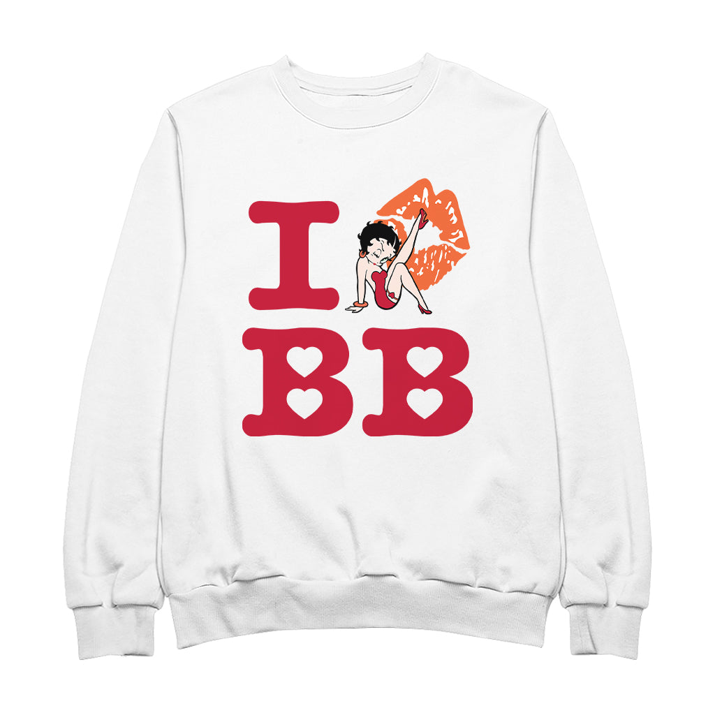 Betty Boop I BB Kiss Men's Sweatshirt