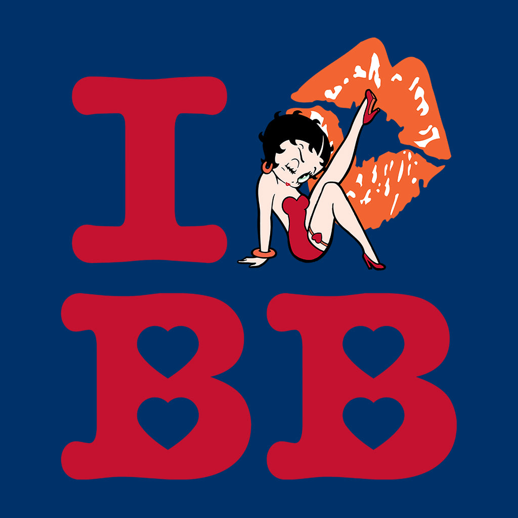 Betty Boop I BB Kiss Men's Hooded Sweatshirt