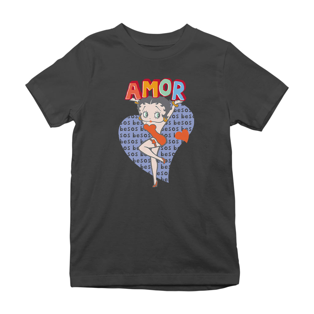 Betty Boop Amor Kids T-Shirt
