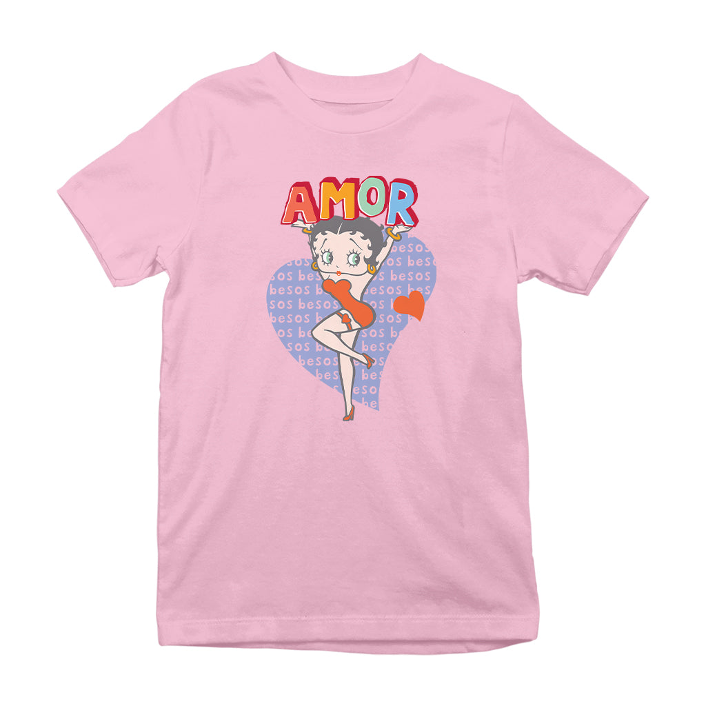 Betty Boop Amor Kids T-Shirt