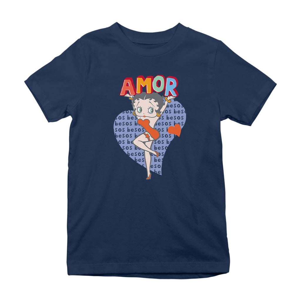 Betty Boop Amor Kids T-Shirt