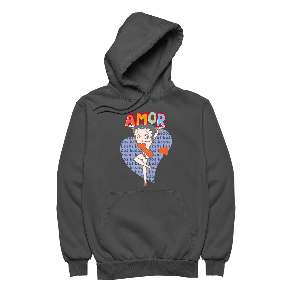 Betty Boop Amor Men's Hooded Sweatshirt
