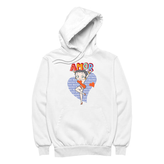 Betty Boop Amor Men's Hooded Sweatshirt