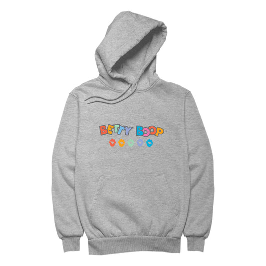 Betty Boop Rainbow Name and Lips Men's Hooded Sweatshirt