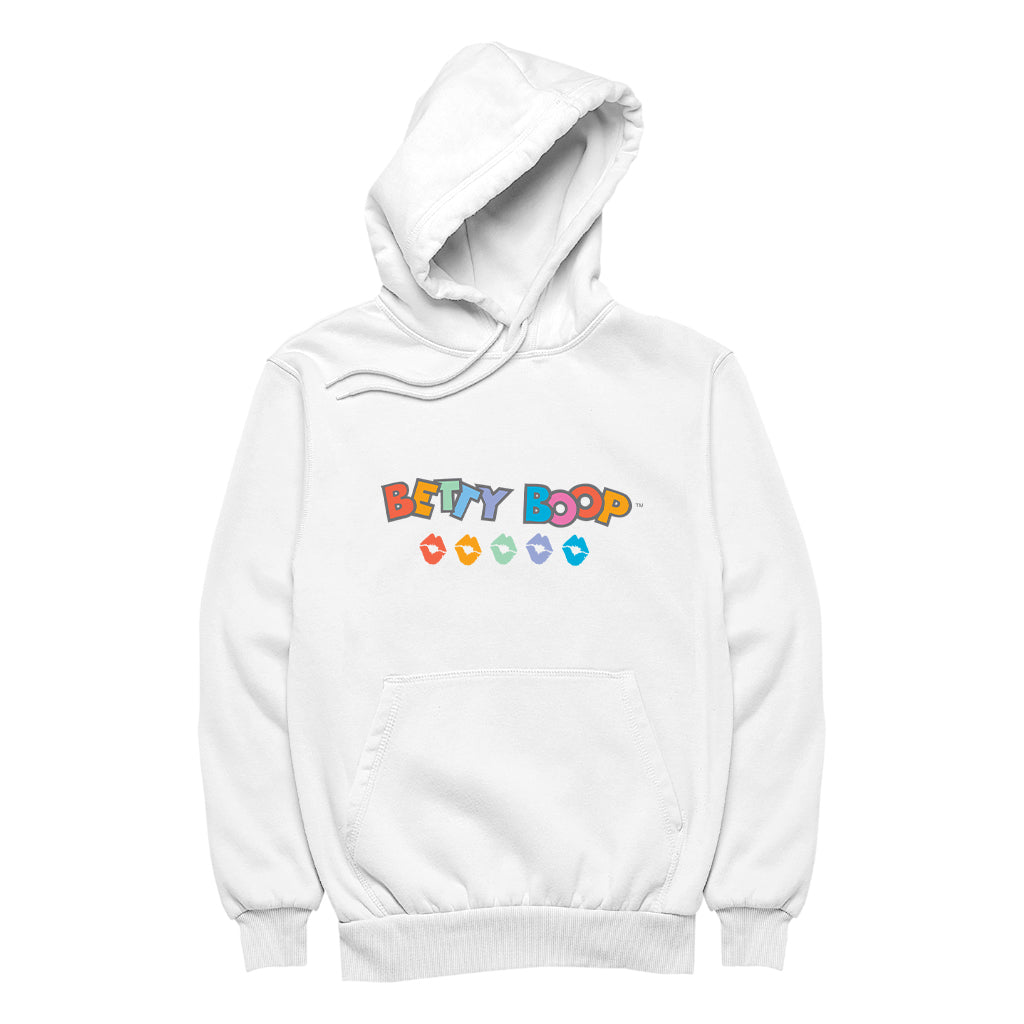 Betty Boop Rainbow Name and Lips Men's Hooded Sweatshirt