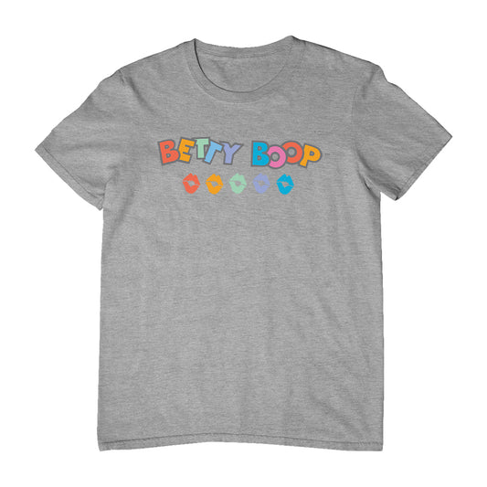 Betty Boop Rainbow Name and Lips Men's T-Shirt