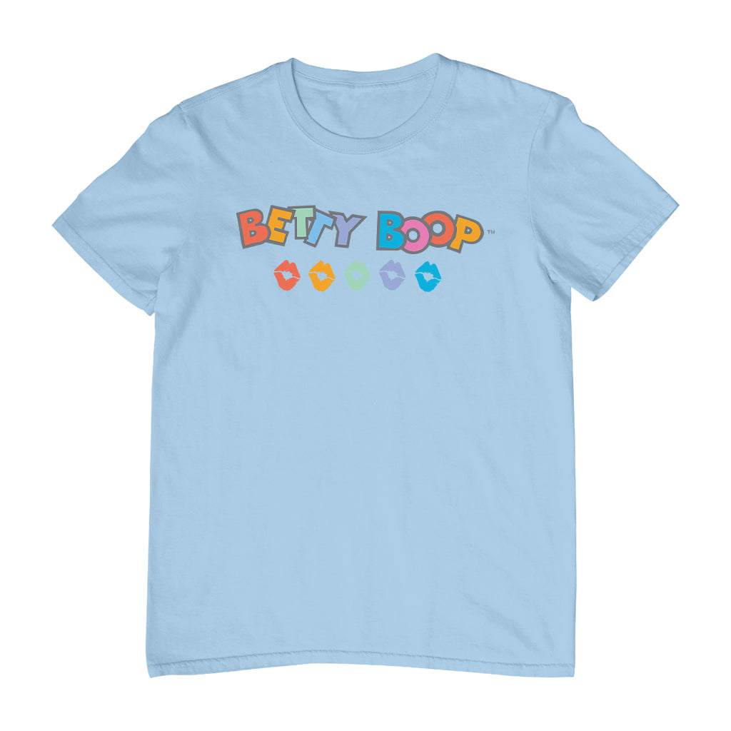 Betty Boop Rainbow Name and Lips Men's T-Shirt