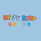 Betty Boop Rainbow Name and Lips Men's Hooded Sweatshirt