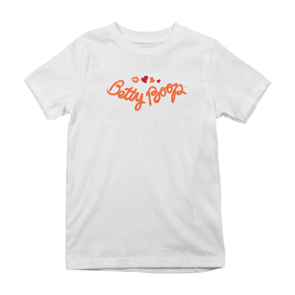 Betty Boop Kiss and Hearts Kids T-Shirt