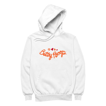 Betty Boop Kiss and Hearts Men's Hooded Sweatshirt