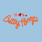 Betty Boop Kiss and Hearts Men's Sweatshirt