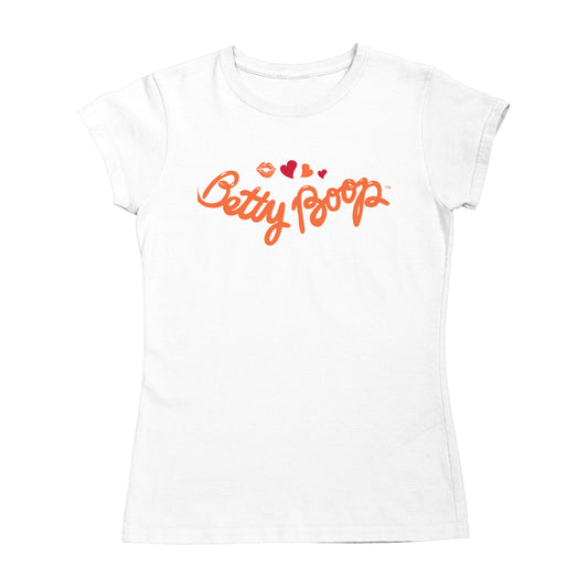 Betty Boop Kiss and Hearts Women's T-Shirt