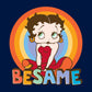 Betty Boop Besame Women's Hooded Sweatshirt