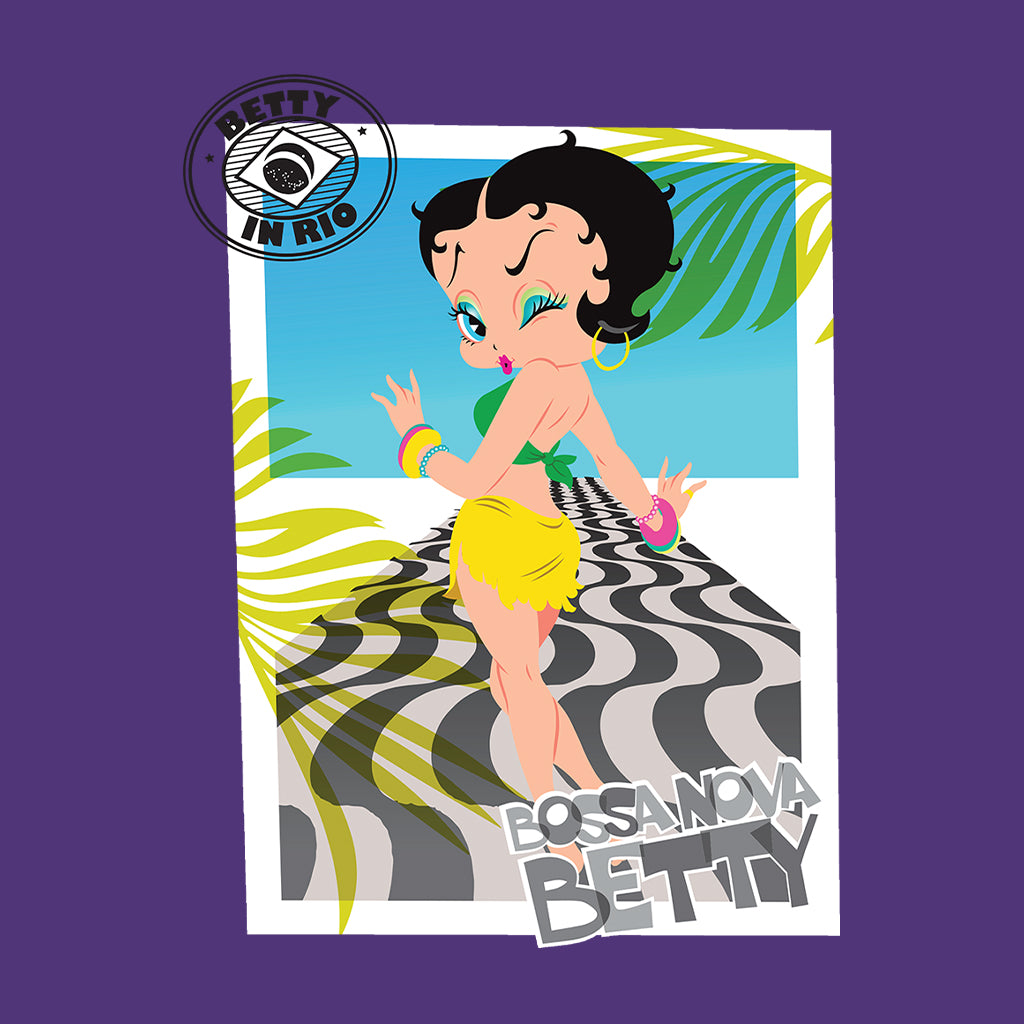 Betty Boop Bossa Nova In Rio Women's Hooded Sweatshirt