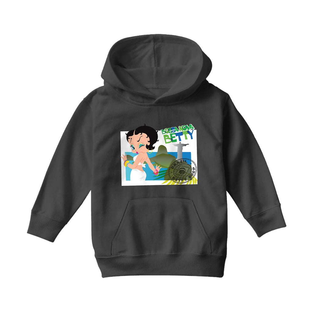 Betty Boop Bossa Nova Kids Hooded Sweatshirt