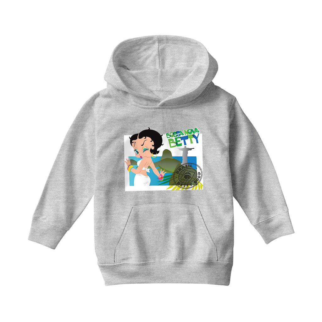 Betty Boop Bossa Nova Kids Hooded Sweatshirt