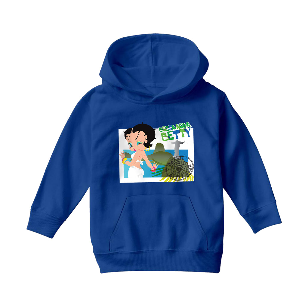 Betty Boop Bossa Nova Kids Hooded Sweatshirt