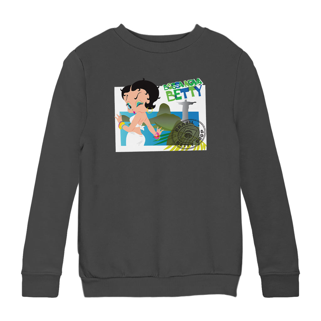 Betty Boop Bossa Nova Kids Sweatshirt