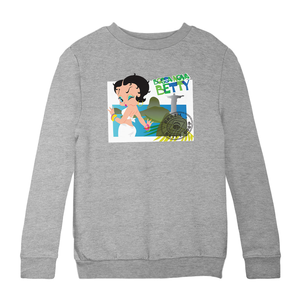 Betty Boop Bossa Nova Kids Sweatshirt