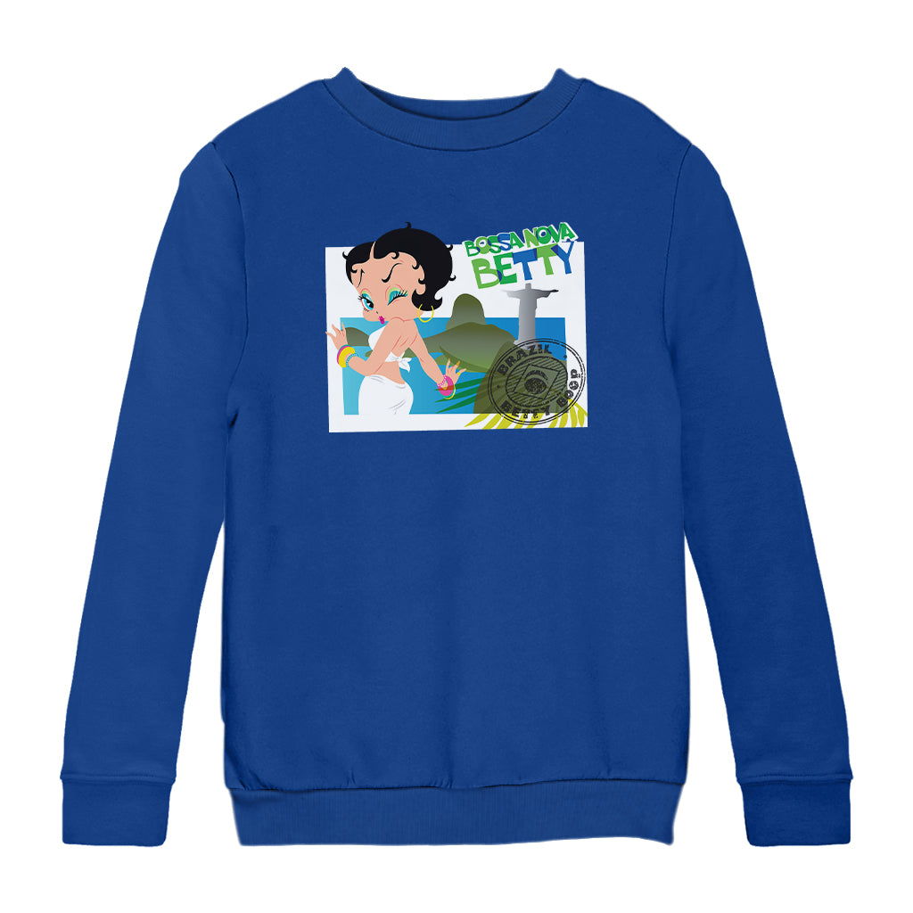Betty Boop Bossa Nova Kids Sweatshirt