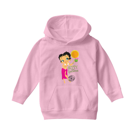 Betty Boop From Ipanema Kids Hooded Sweatshirt