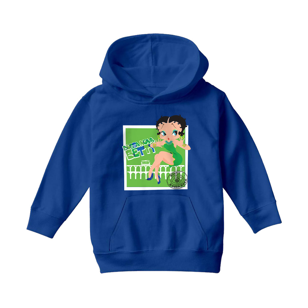 Betty Boop Bossa Nova Betty Kids Hooded Sweatshirt