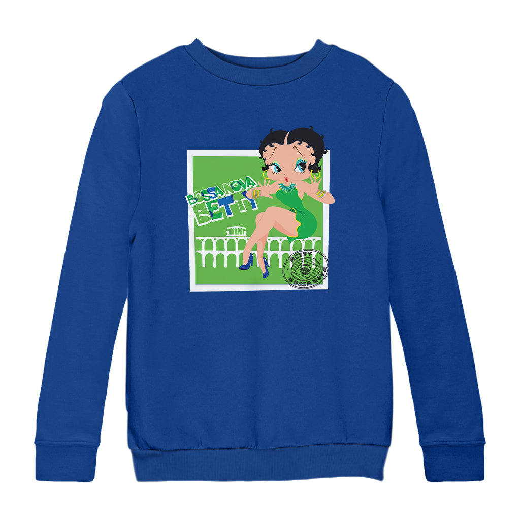 Betty Boop Bossa Nova Betty Kids Sweatshirt