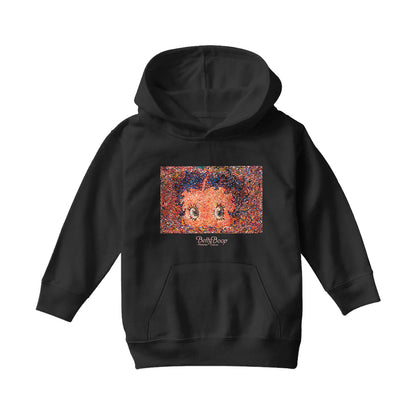 Betty Boop Abstract Expressionism Masterpiece Collection Kids Hooded Sweatshirt
