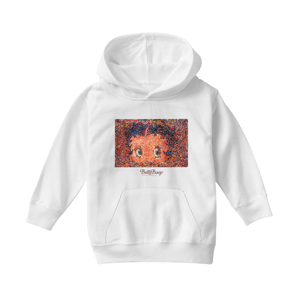 Betty Boop Abstract Expressionism Masterpiece Collection Kids Hooded Sweatshirt