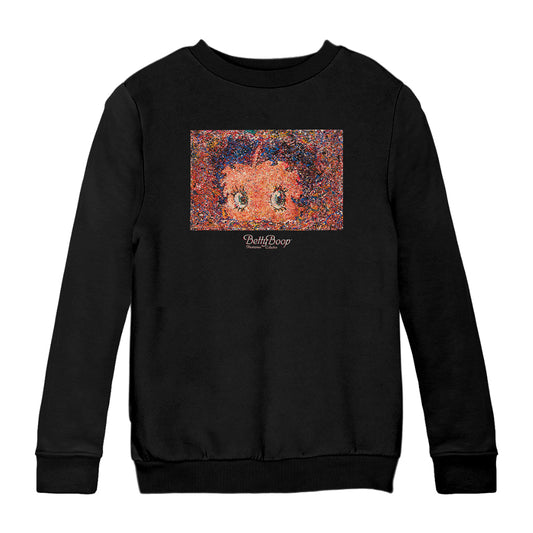 Betty Boop Abstract Expressionism Masterpiece Collection Kids Sweatshirt
