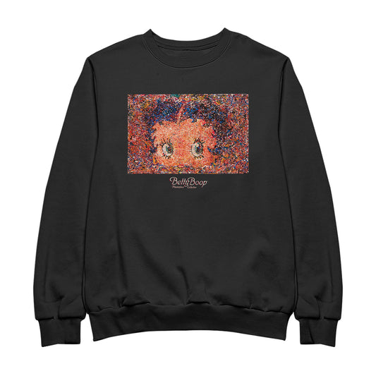 Betty Boop Abstract Expressionism Masterpiece Collection Women's Sweatshirt