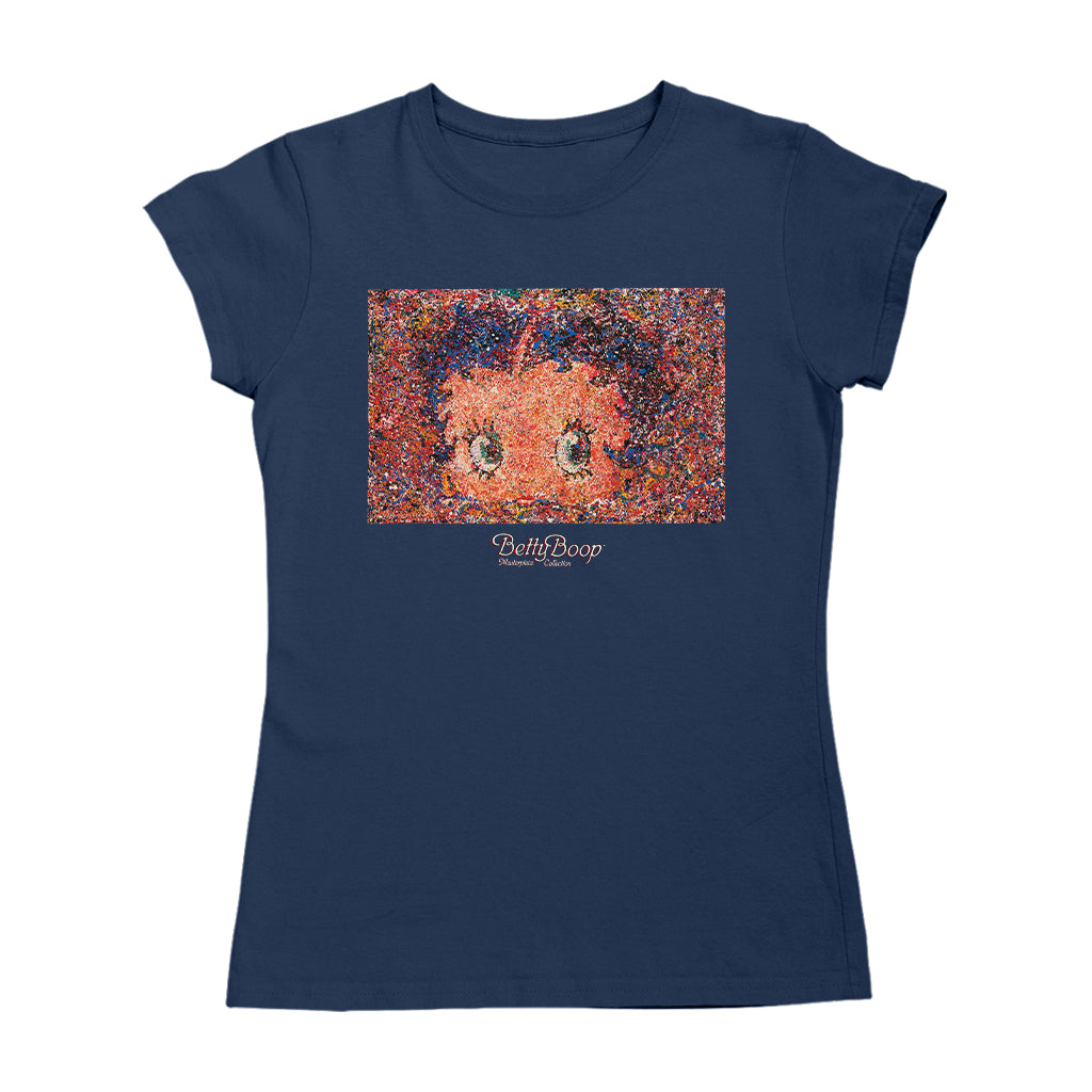 Betty Boop Abstract Expressionism Masterpiece Collection Women's T-Shirt
