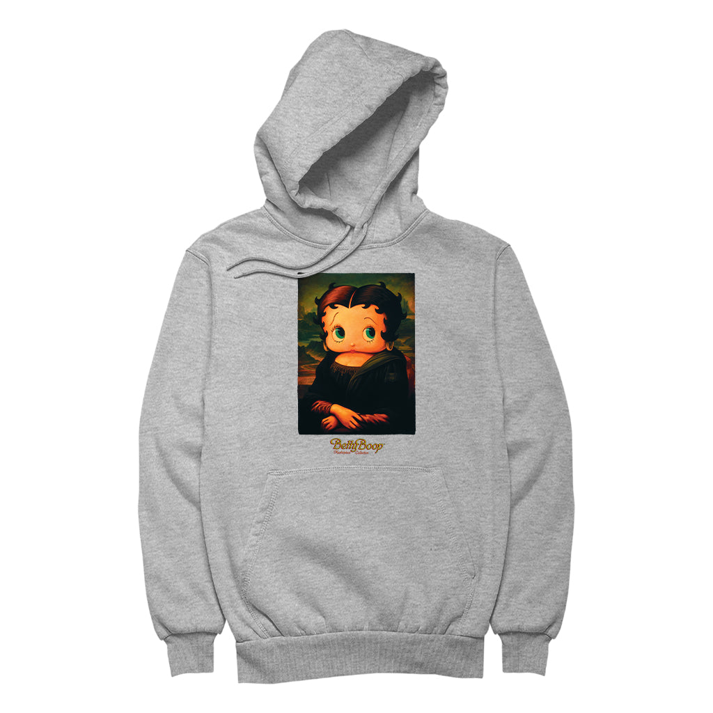 Betty Boop Boopa Mona Lisa Masterpiece Collection Women's Hooded Sweatshirt