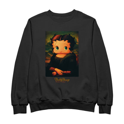 Betty Boop Boopa Mona Lisa Masterpiece Collection Women's Sweatshirt