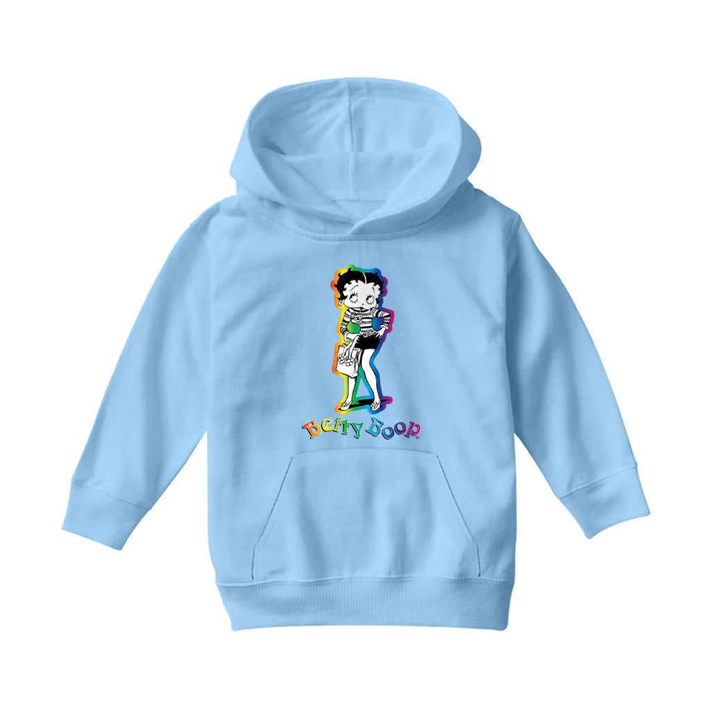 Betty Boop 70s Groovy Chick Kids Hooded Sweatshirt