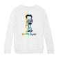 Betty Boop 70s Groovy Chick Kids Sweatshirt