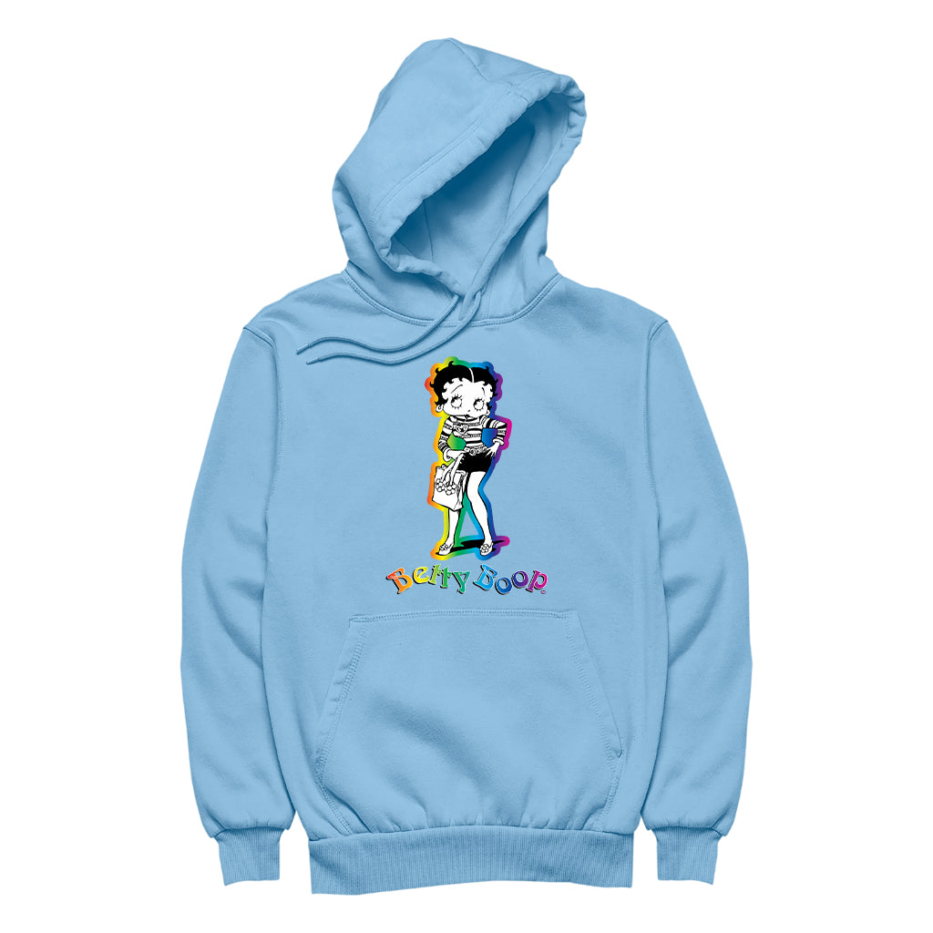 Betty Boop 70s Groovy Chick Women's Hooded Sweatshirt