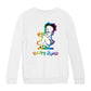 Betty Boop Groovy 70s Fashion Kids Sweatshirt