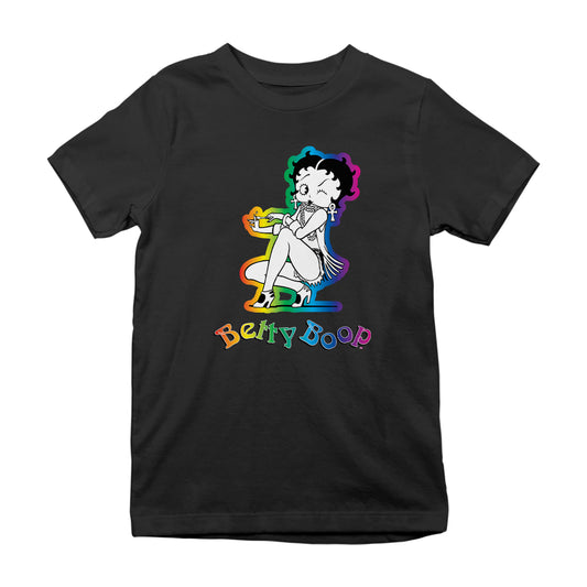 Betty Boop Groovy 70s Fashion Kids T-Shirt