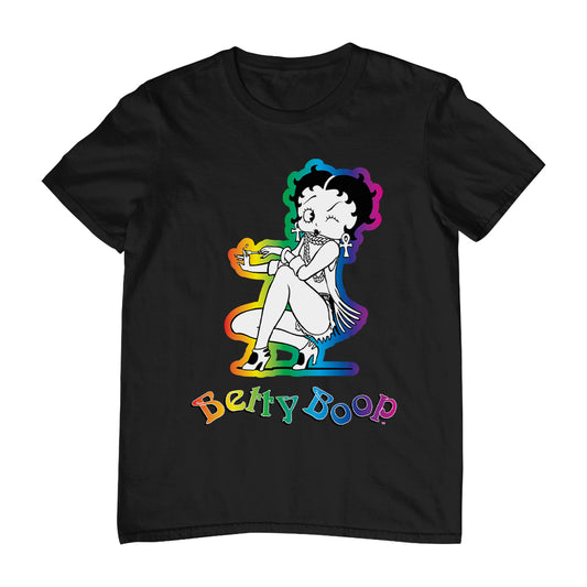 Betty Boop Groovy 70s Fashion Men's T-Shirt