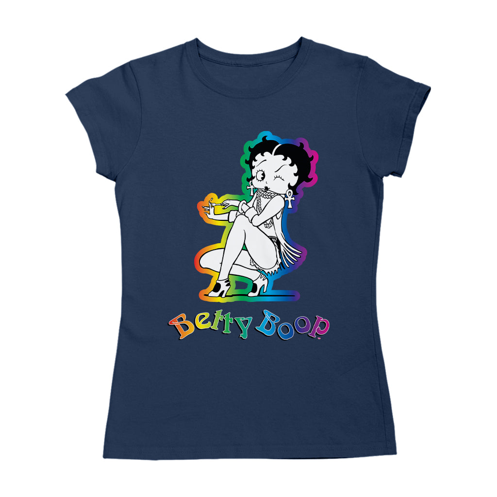 Betty Boop Groovy 70s Fashion Women's T-Shirt