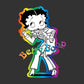 Betty Boop Groovy 70s Outfit Women's T-Shirt