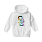 Betty Boop Groovy 70s Outfit Kids Hooded Sweatshirt