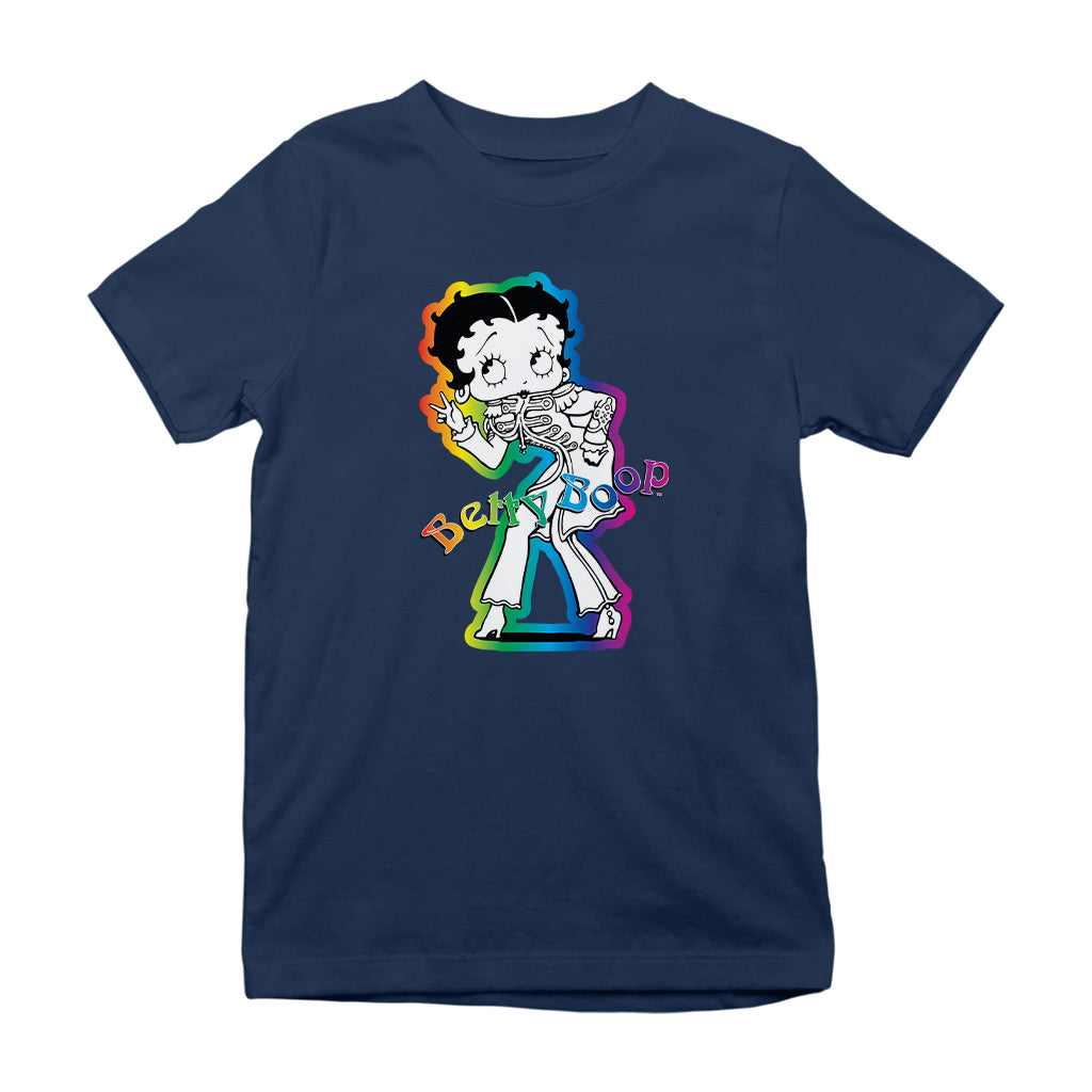Betty Boop Groovy 70s Outfit Kids T-Shirt