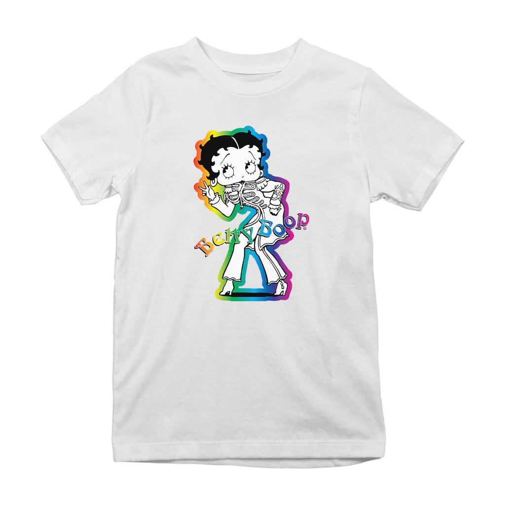 Betty Boop Groovy 70s Outfit Kids T-Shirt