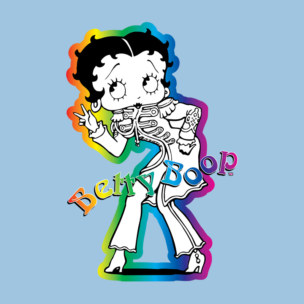 Betty Boop Groovy 70s Outfit Kids Sweatshirt