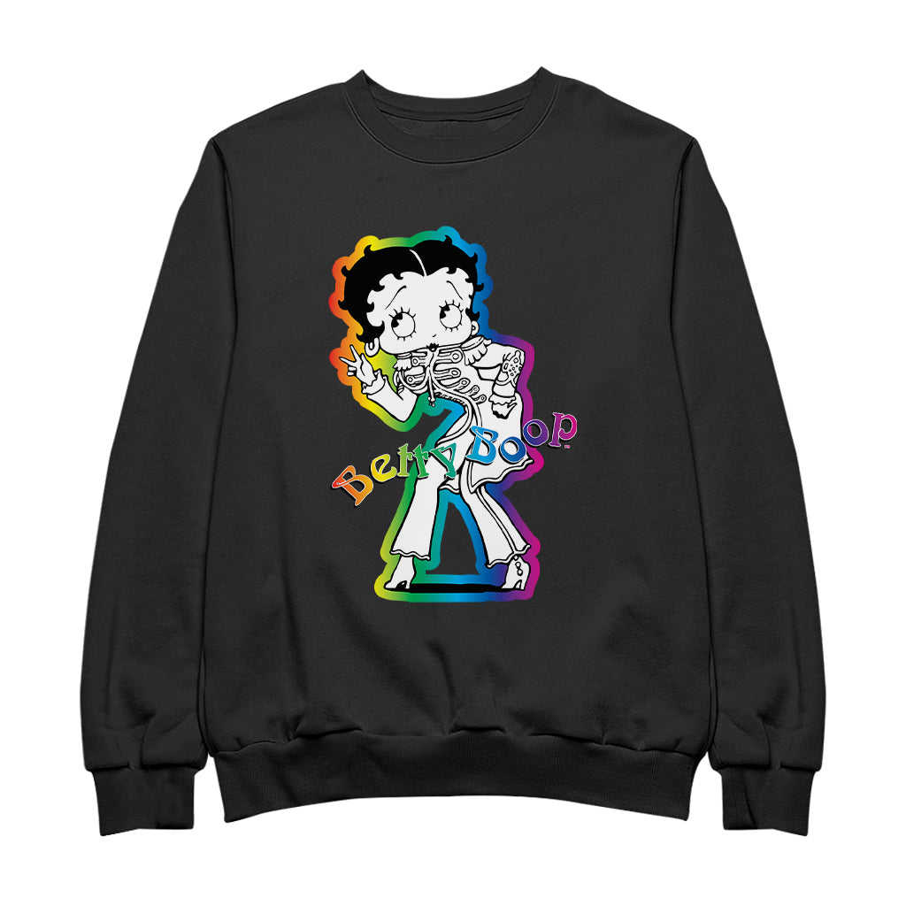 Betty Boop Groovy 70s Outfit Women's Sweatshirt