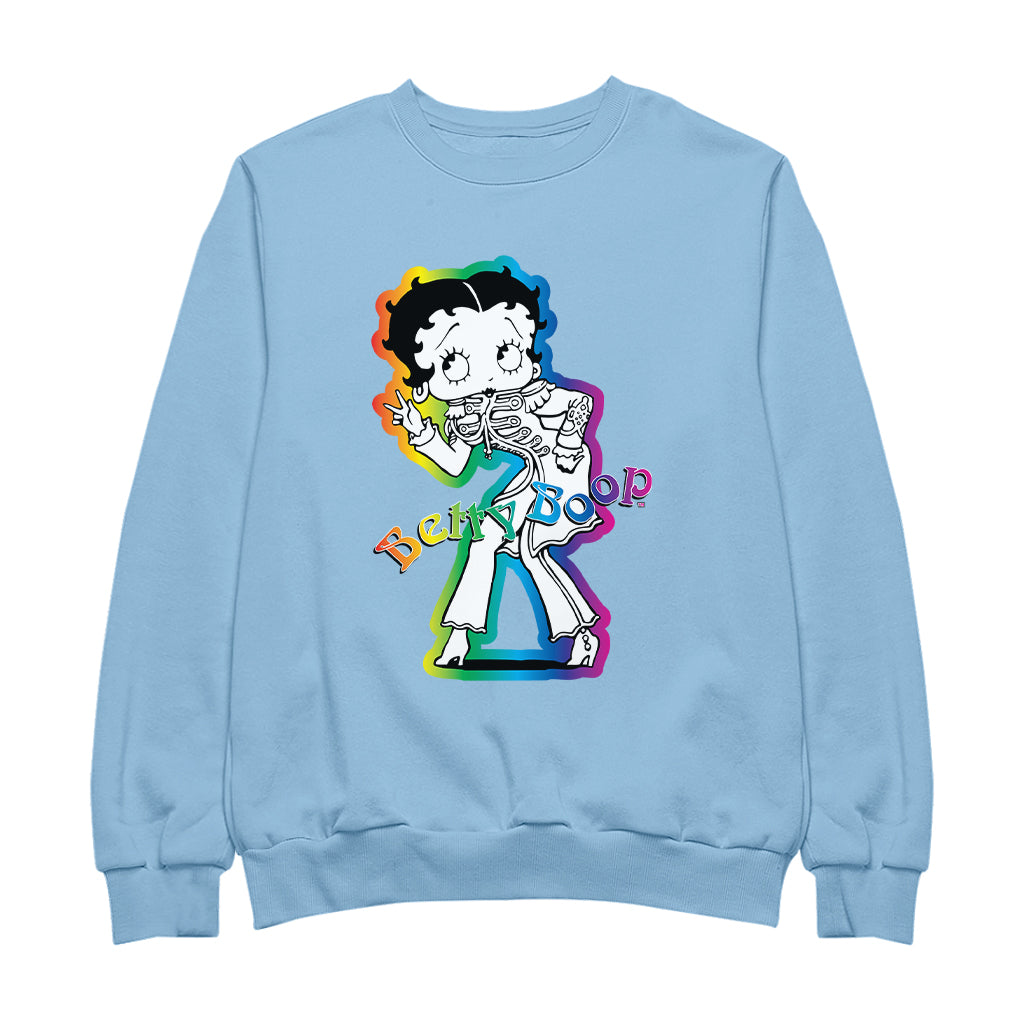 Betty Boop Groovy 70s Outfit Women's Sweatshirt