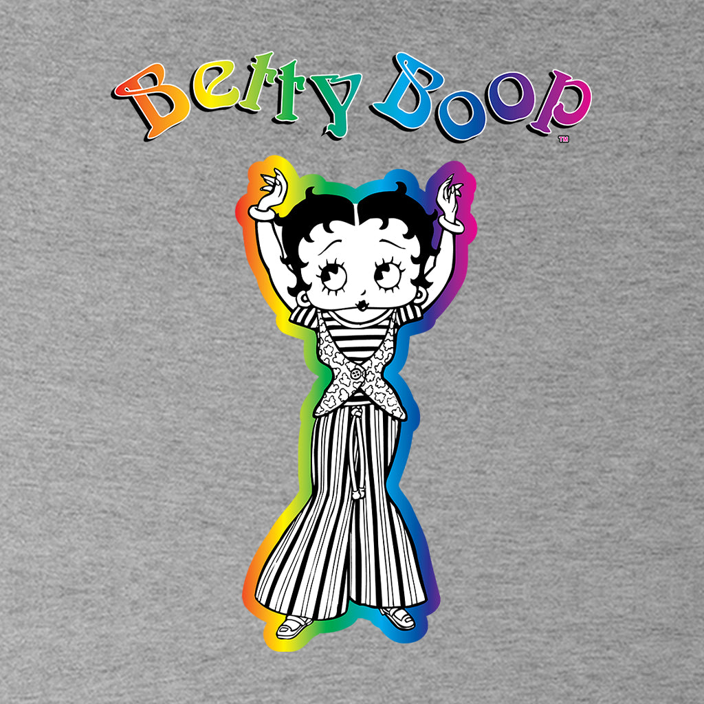 Betty Boop Groovy Striped Outfit Women's T-Shirt