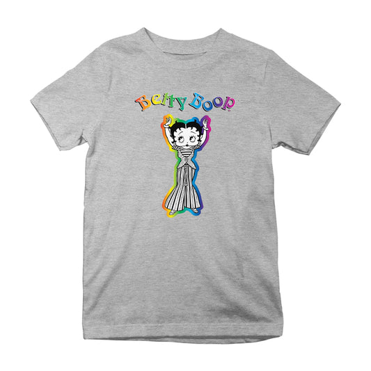 Betty Boop Groovy Striped Outfit Kids T-Shirt